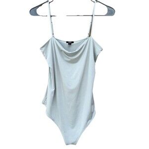 Express women’s body contour Green- Grey bodysuit size Medium